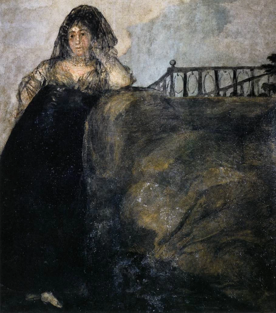 Francisco de Goya y Lucientes - 375, Manola (La Leocadia), Museo del prado, Madrid